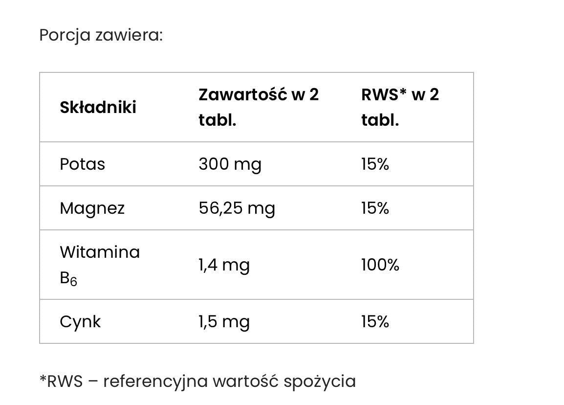 Asparaginum Magnez+Potas