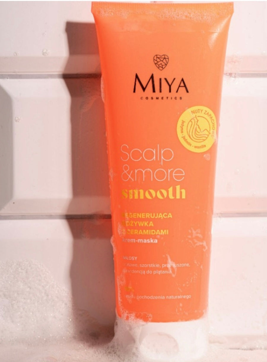 Odżywka Regenerująca z Ceramidami Krem Maska Miya Scalpmore Smooth 200 ml