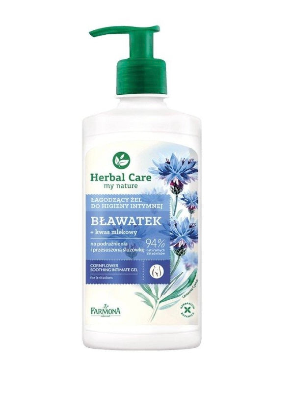 Herbal Care Łagodzący Żel do Higieny Intymnej z Bławatkiem 330ml