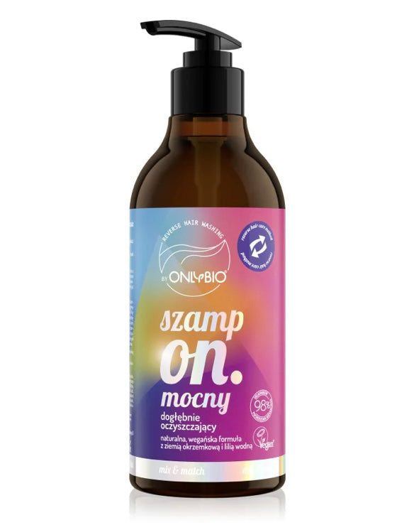 OnlyBio Reverse Washing Szampon Mocny Dogłębnie Oczyszczający 400ml