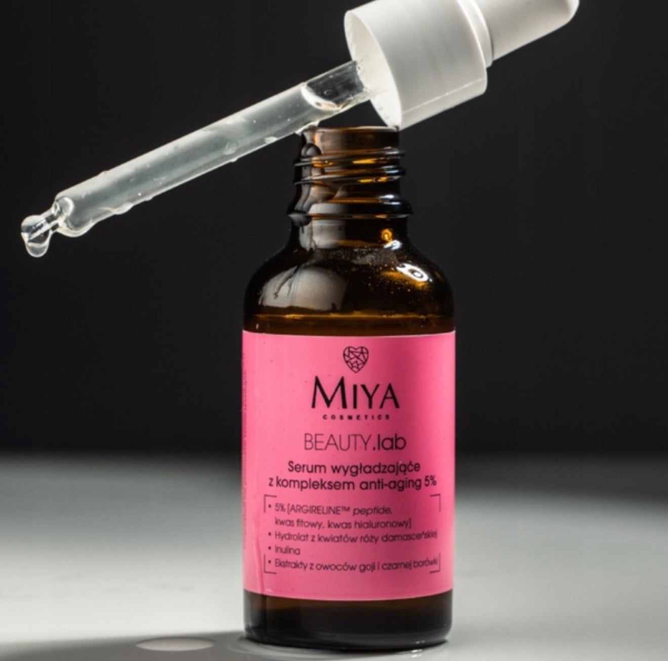 Miya Beauty Lab Wygładzające Przeciwzmarszczkowe Serum Do Twarzy 30ml