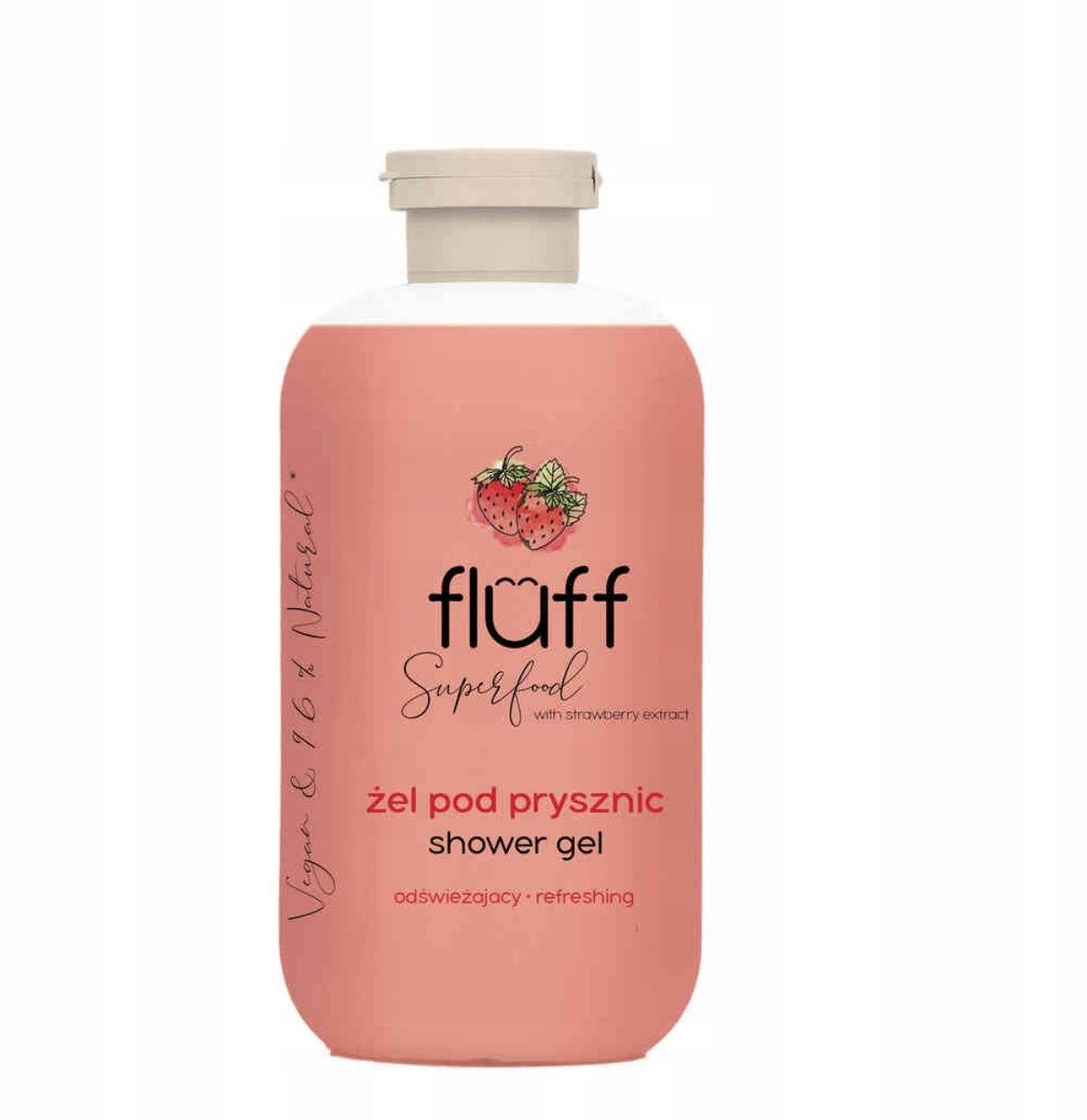 Fluff Żel pod Prysznic Truskawka 500ml