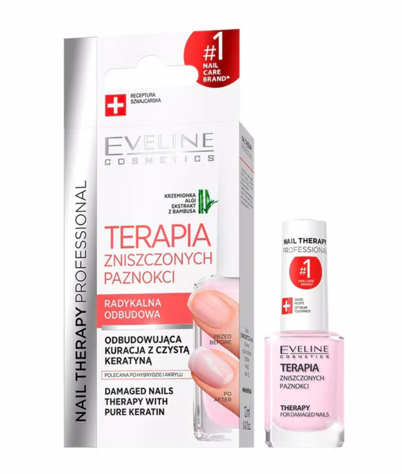 Eveline Odżywka do paznokci - terapia zniszczonych paznokci