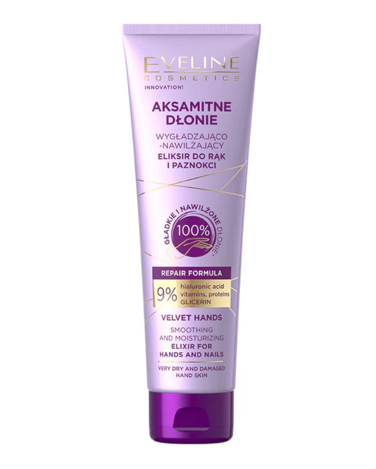 Eveline Nawilżająco-Wygładzający Krem do Rąk Aksamitne Dłonie 75ml