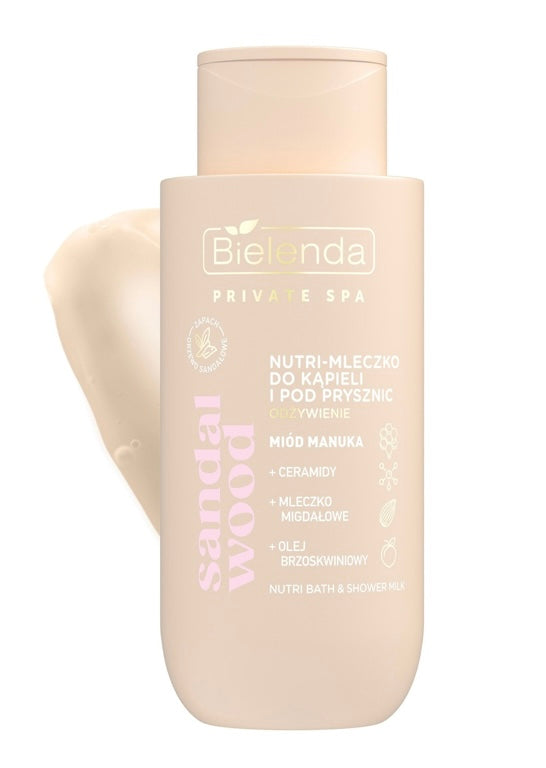 Bielenda Private Spa Odżywcze Nutri-Mleczko do Kąpieli i pod Prysznic Sandal Wood 300ml