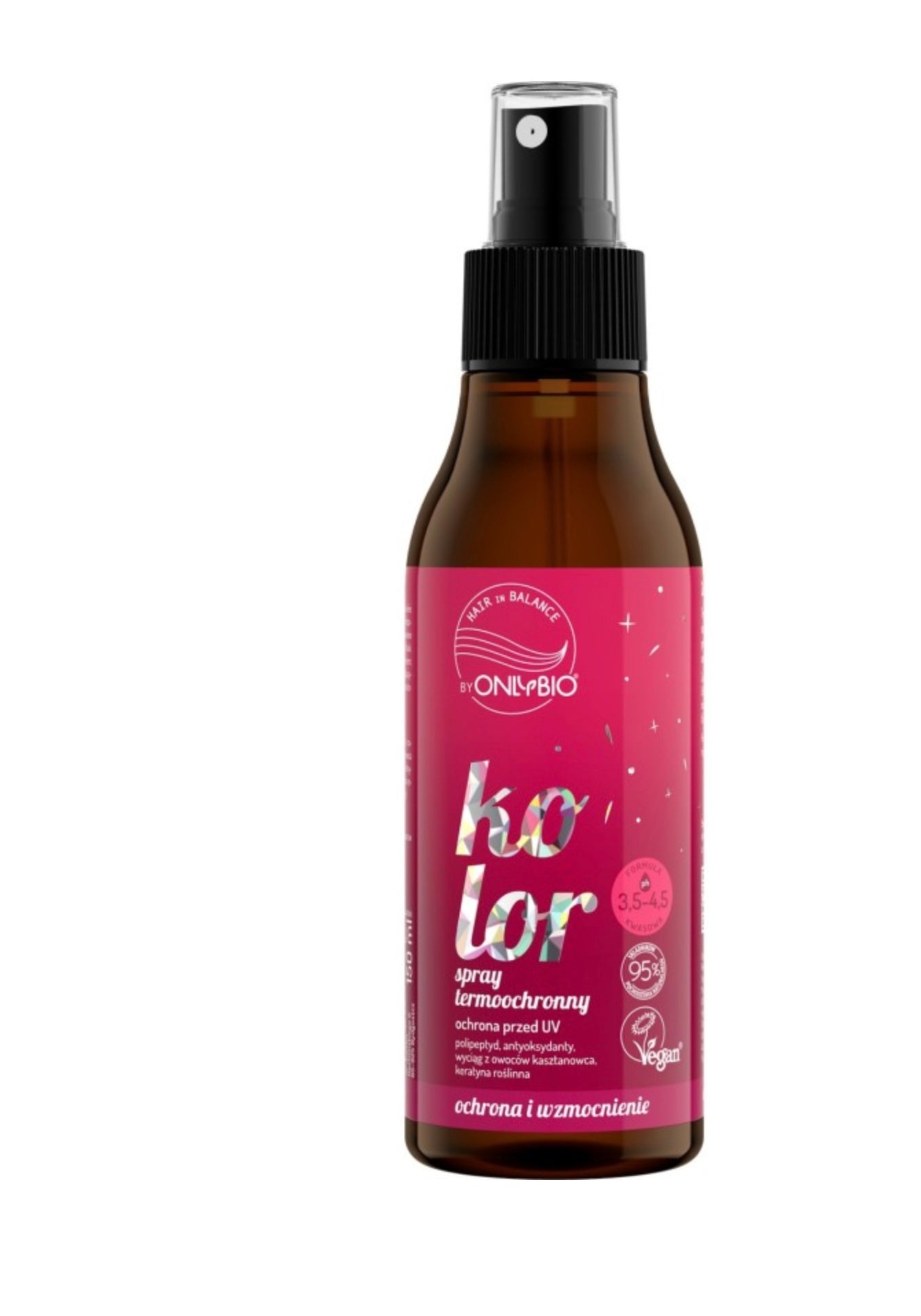 OnlyBio Hair in Balance Kolor Termoochronny Spray Ochrona przed UV 150ml