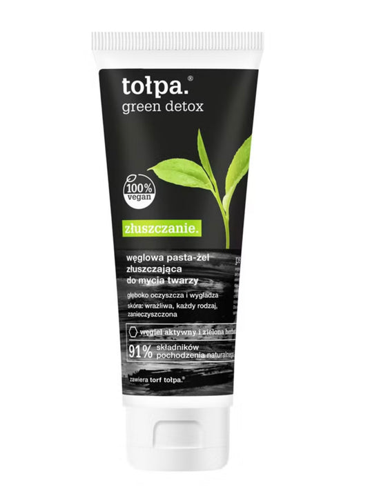 Tołpa węglowa pasta-żel złuszczająca do mycia twarzy, 125 ml