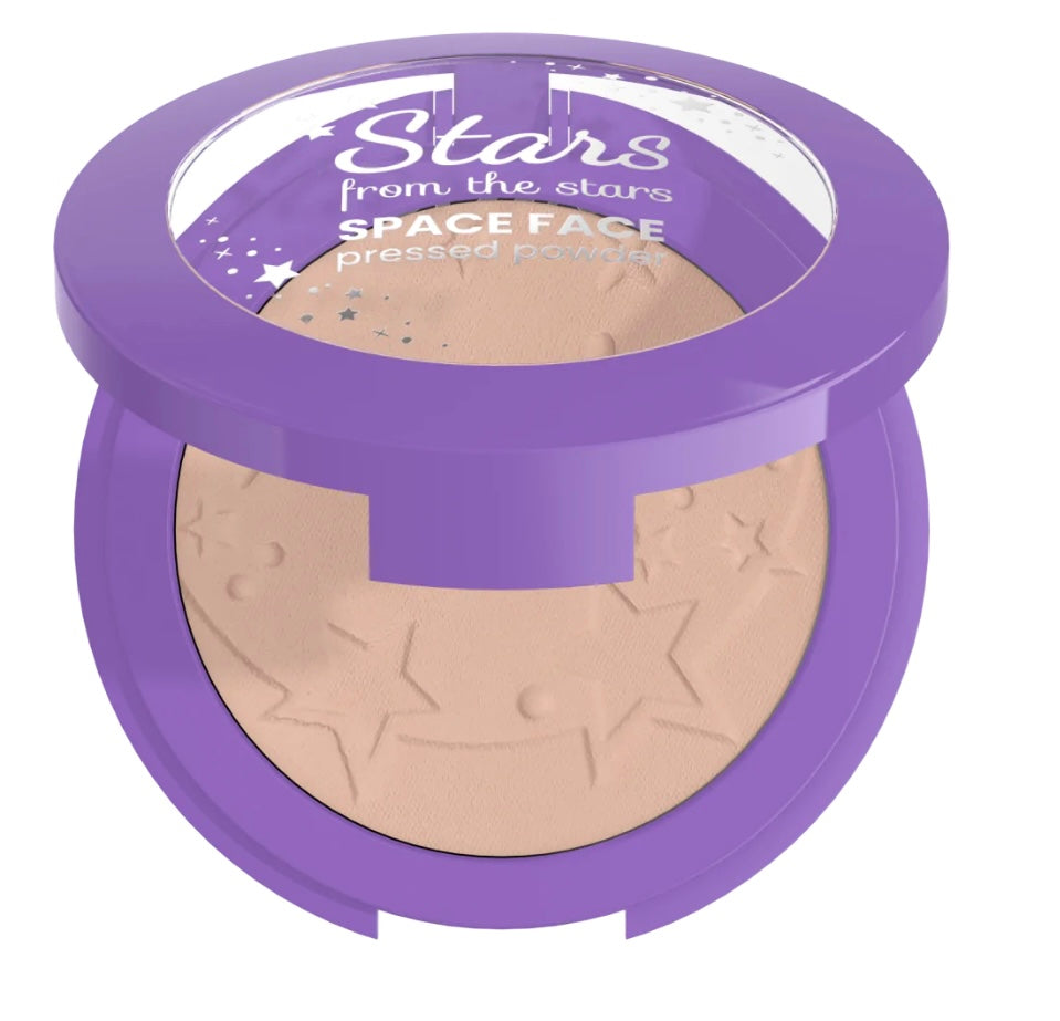 Stars from the stars SPACE FACE puder prasowany matujący02, 9 g