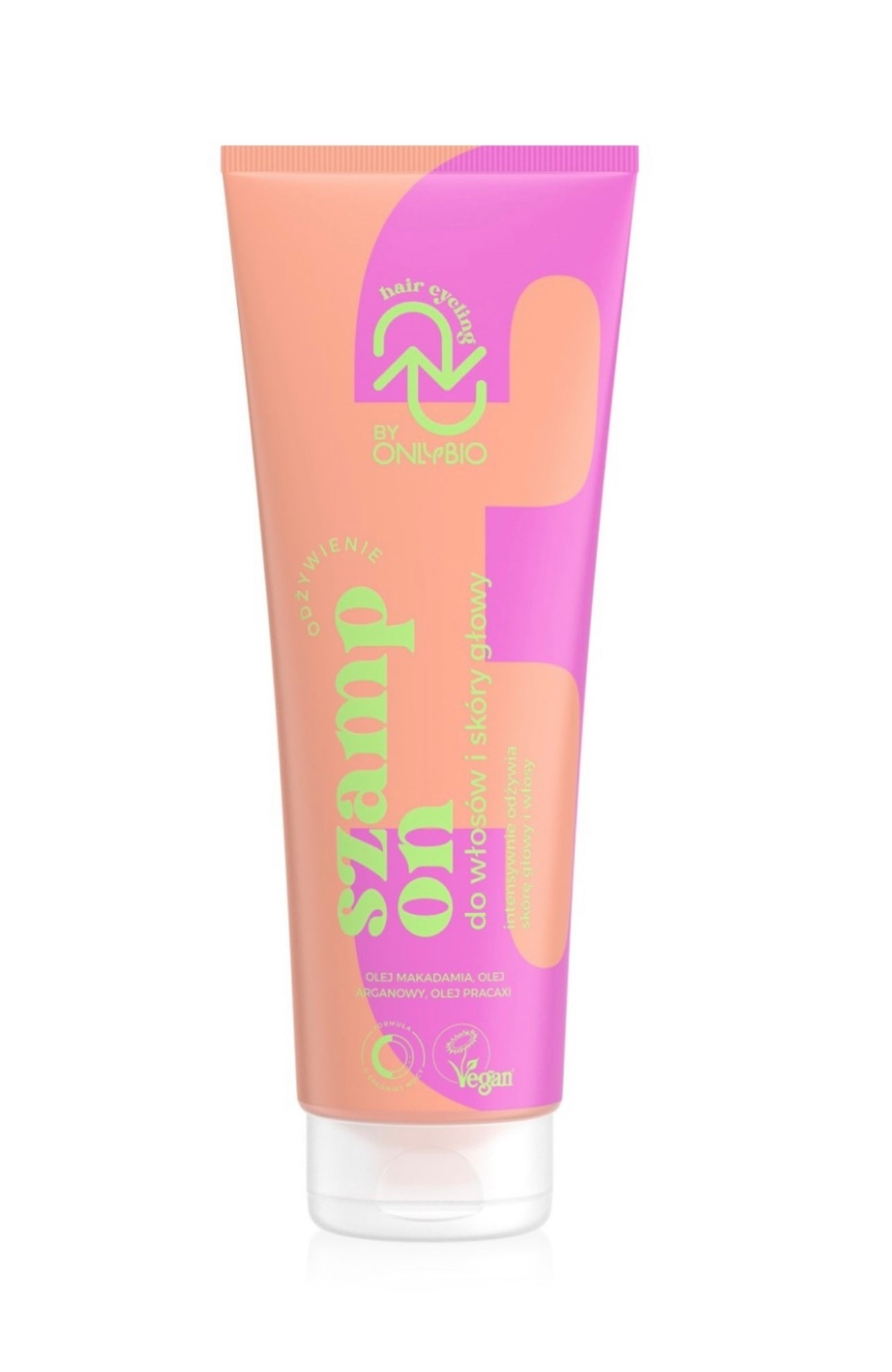 OnlyBio Hair Cycling Odżywienie Szampon do Włosów i Skóry Głowy 250ml