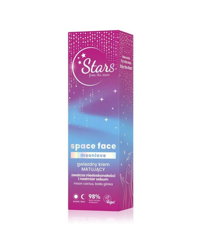 Stars from the Stars Space Face Moonlove Gwiezdny Krem Matujący dla Skóry Tłustej I Mieszanej 50ml