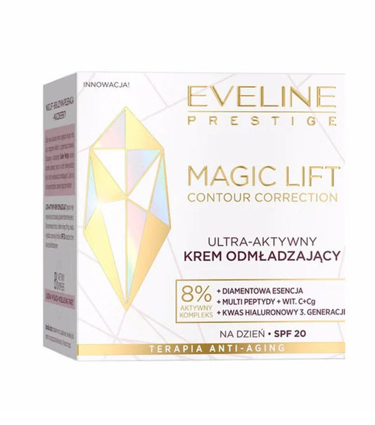 Eveline Magic Lift Ultra-Aktywny Krem Odmładzający SPF20 na Dzień 50ml