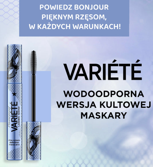 Eveline Variete Lashes Show Ultra Volume Definition Mascara Wodoodporny Tusz do Rzęs 10ml