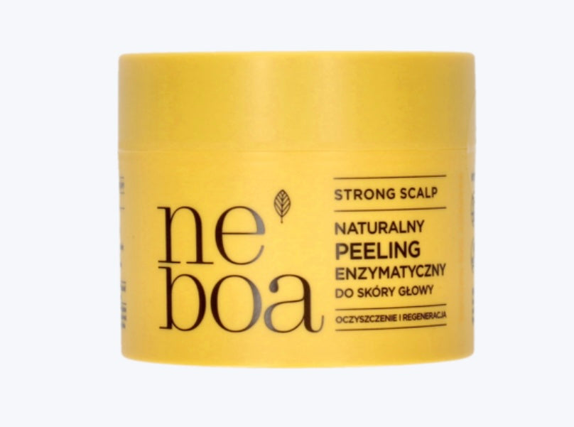 NEBOA Strong Scalp
Peeling do skóry głowy, enzymatyczny, naturalny