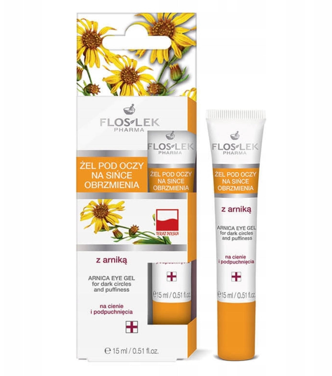 FLOSLEK PHARMA ŻEL POD OCZY NA SIŃCE 15 ML