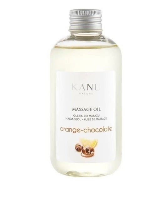 Kanu Nature Nawilżający Olejek do Masażu o Zapachu Świeżej Pomarańczy i Czekolady 200ml
