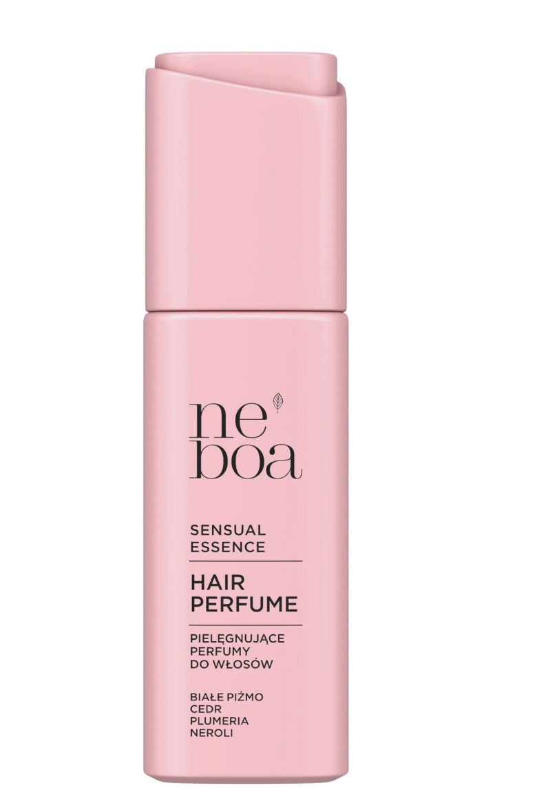 Neboa SENSUAL ESSENCE Perfumy do Włosów Hair Perfume Białe Piżmo Cedr Plumeria Neroli 50 ml