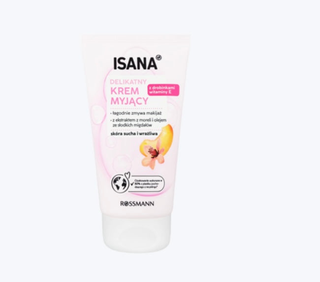 ISANA
Krem do mycia twarzy, delikatny, do skóry suchej i wrażliwej