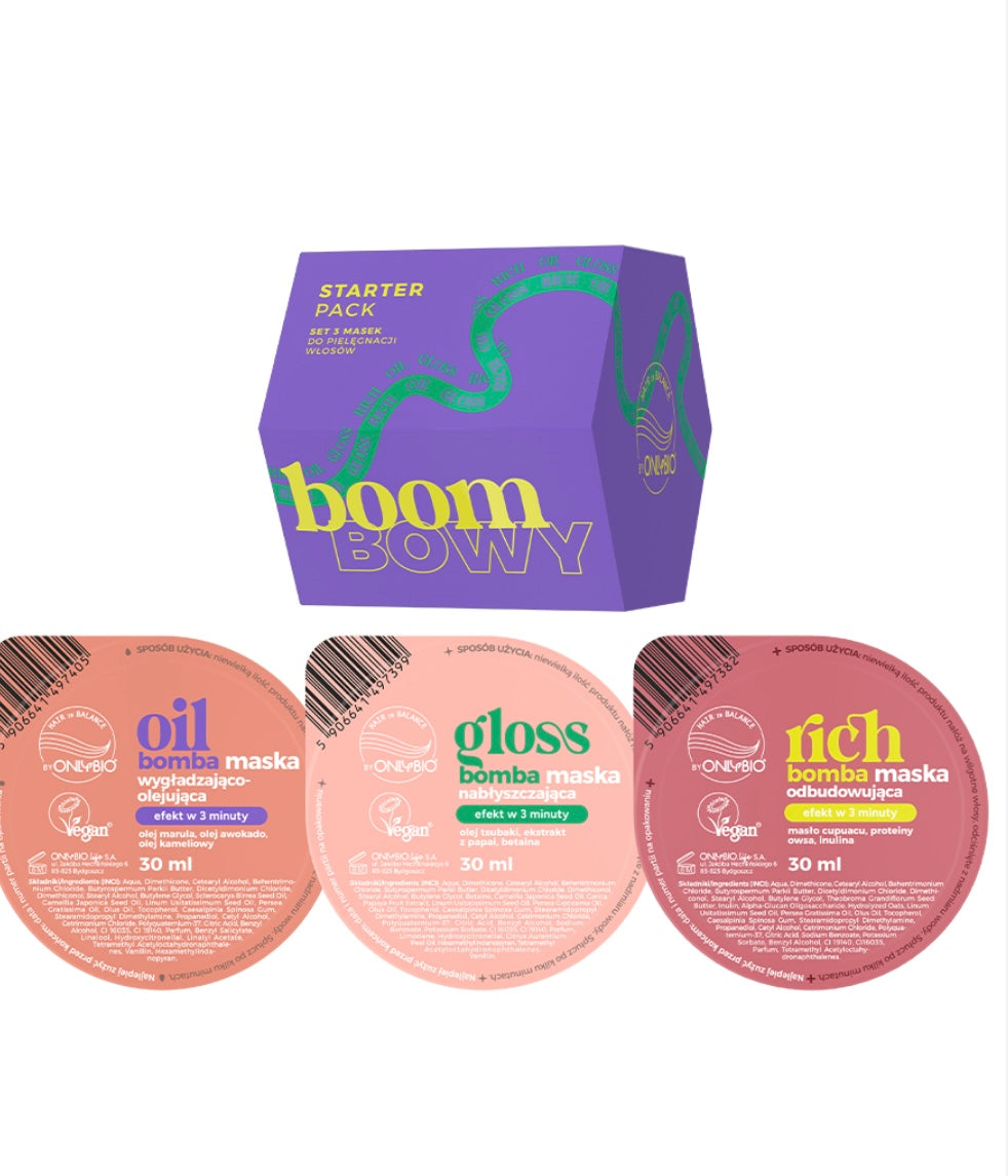 Hair In Balance By ONLYBIO
Boombowy STARTER PACK