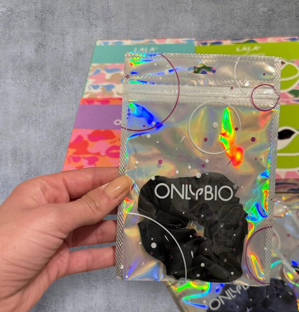 Onlybio gumka do włosów czarna