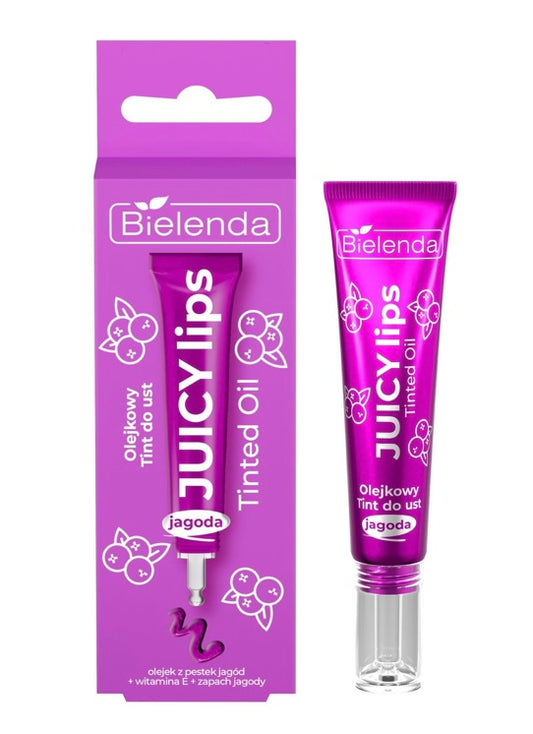 Bielenda Juicy Olejkowy Tint do Ust z Olejkiem z Pestek Jagód i Witaminą E 10g