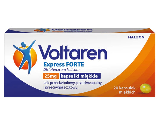 Voltaren Express Forte 25 mg, 20 kapsułek miękkich