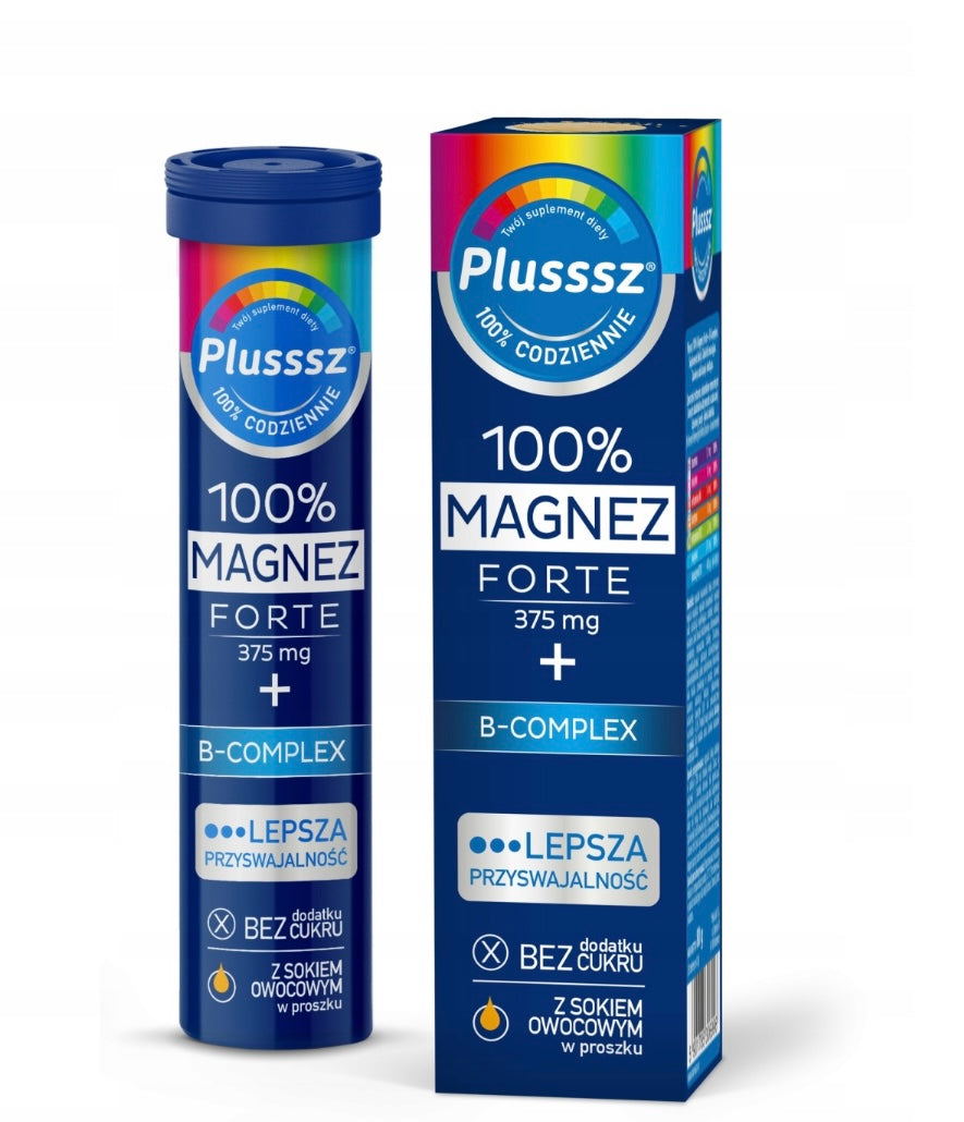 Plusssz 100% Magnez Forte + B-Complex