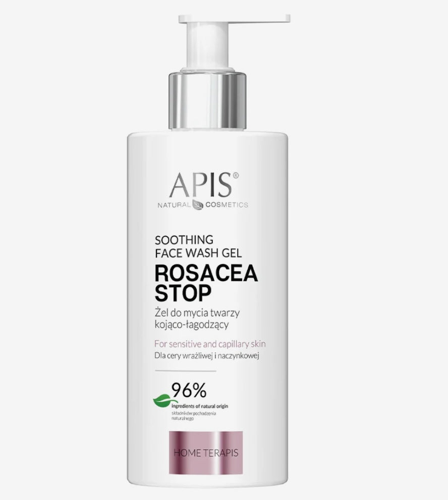 Apis ROSACEA-STOP HOME TERAPIS
Żel do mycia twarzy kojąco-łagodzący /300ml