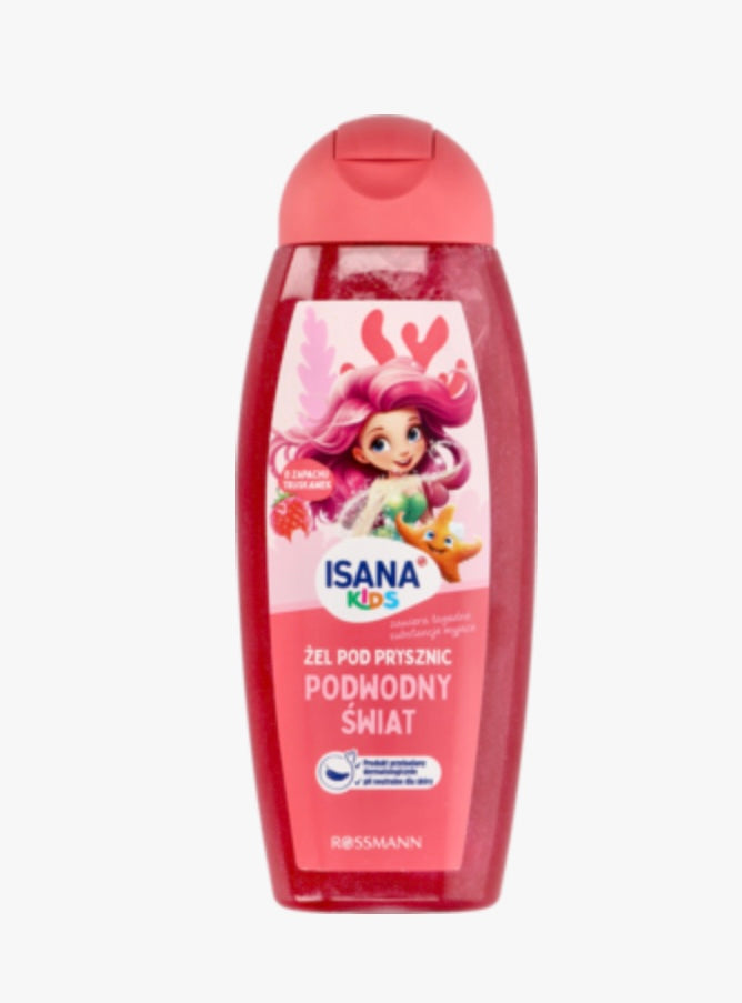 ISANA KIDS
Żel pod prysznic dla dzieci, błyszczący, Podwodny Świat