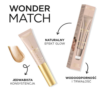 Eveline Ultrakremowy rozświetlacz Wonder Match