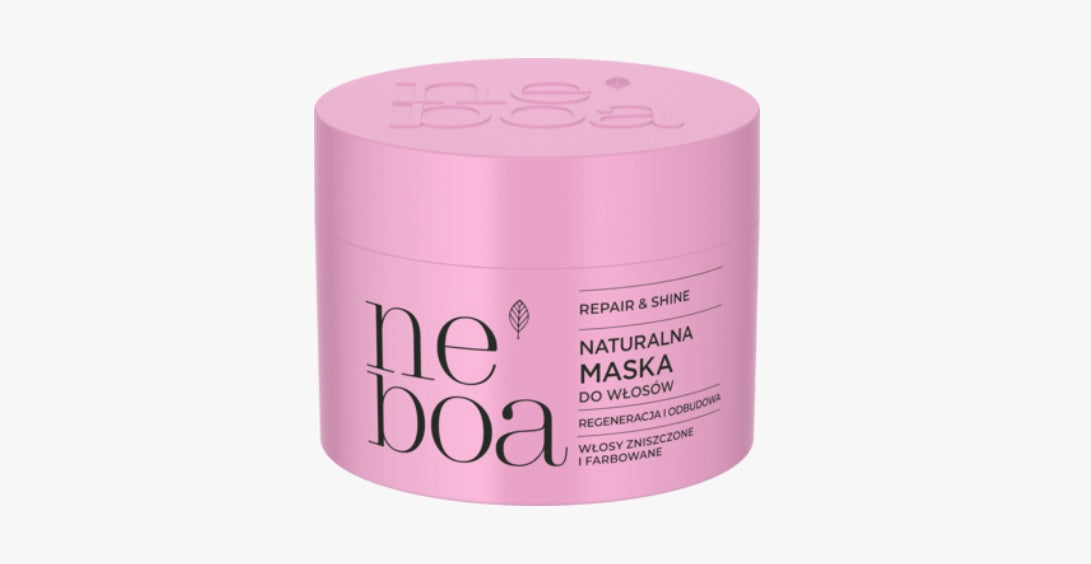 NEBOA Repair & Shine
Maska do włosów, regeneracja i odbudowa, naturalna
