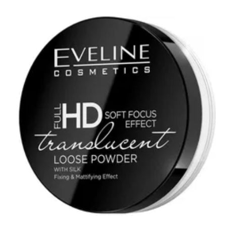 Eveline Full Hd Utrwalająco Matujący Puder Sypki Z Jedwabiem 6G