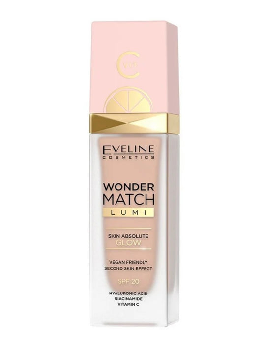 Eveline Wonder Match Lumi Rozświwtlający Podkład SPF20 Nr 15 natural 30ml