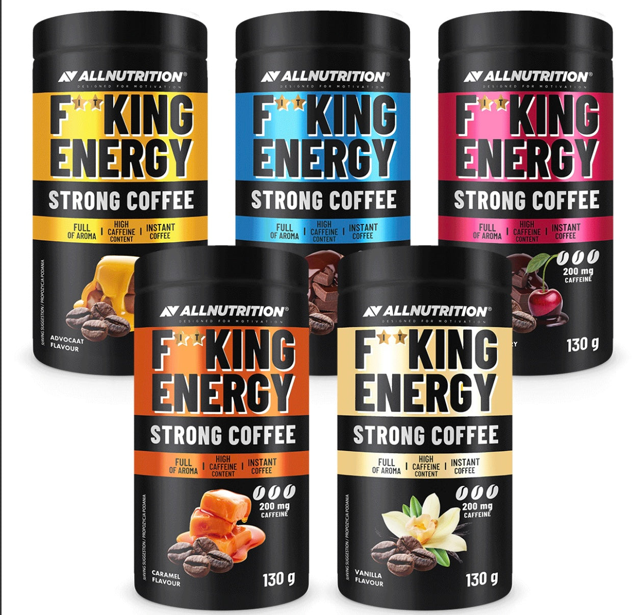 Rozpuszczalna kawa ALLNUTRITION FITKING ENERGY STRONG COFFEE