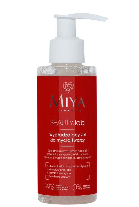 Miya BEAUTY.Lab Wygładzający Żel do Mycia Twarzy dla każdego Rodzaju Skóry 140ml