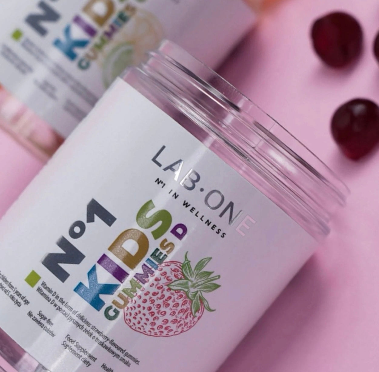 LAB ONE - N°1 KidsGUMMIES D - 60 żelek