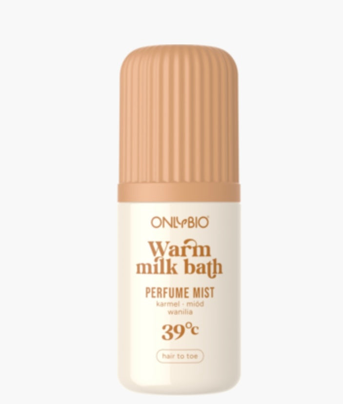 OnlyBio
Warm milk bath 39°C
Mgiełka do włosów i ciała, perfumowana