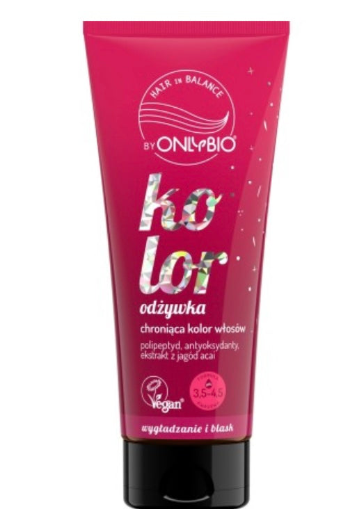 OnlyBio Hair in Balance Kolor Odżywka Wygładzająco-Ochraniająca Kolor 200ml