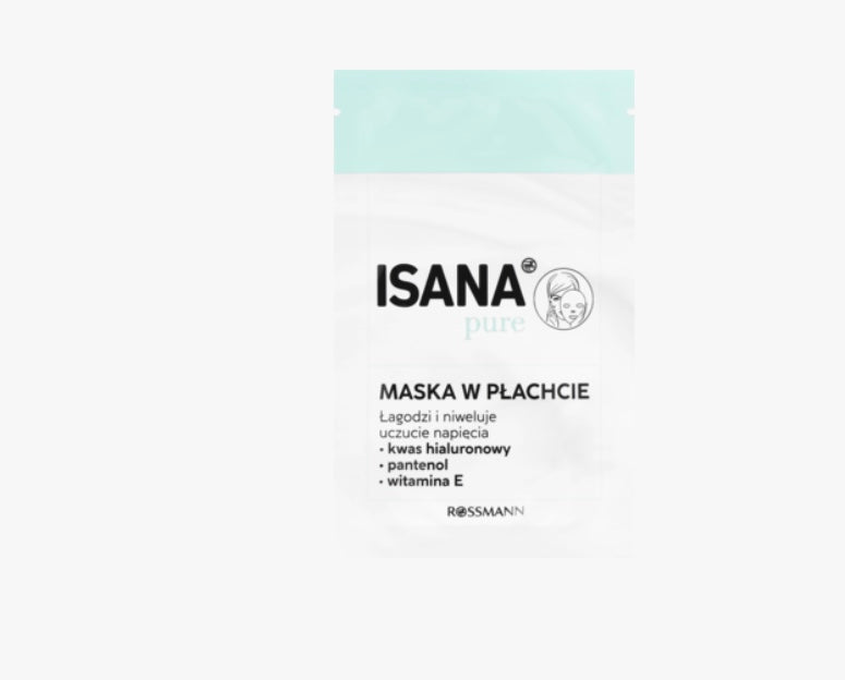 ISANA Pure
Maska w płachcie, kojąca