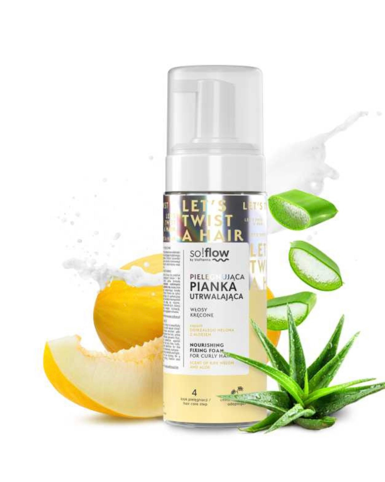 So!Flow Pianka Utrwalająca do Włosów Kręconych Lekkość Sprężystość i Definicja Loków 170ml