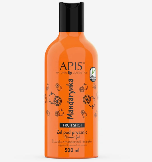Apis Żel pod prysznic Mandarynka / 500 ml