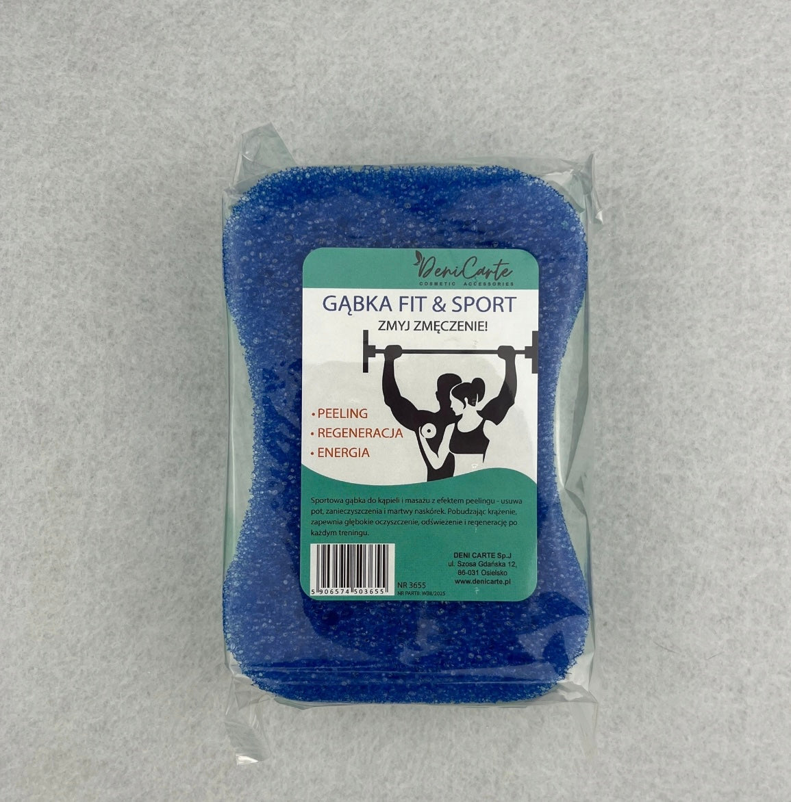 GĄBKA DO KĄPIELI ANTYCELLULITOWA SPORT FITNESS MASAŻ PEELING MYCIE CIAŁA
