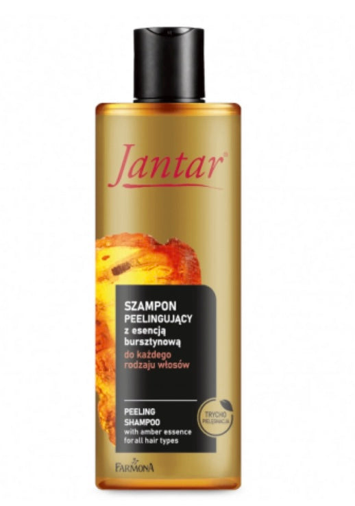 Jantar Peelingujący Szampon z Esencją Bursztynową i Enzymami 300ml