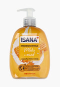Isana
Mydło w płynie, kremowe, Mleko i Miód
500 ml