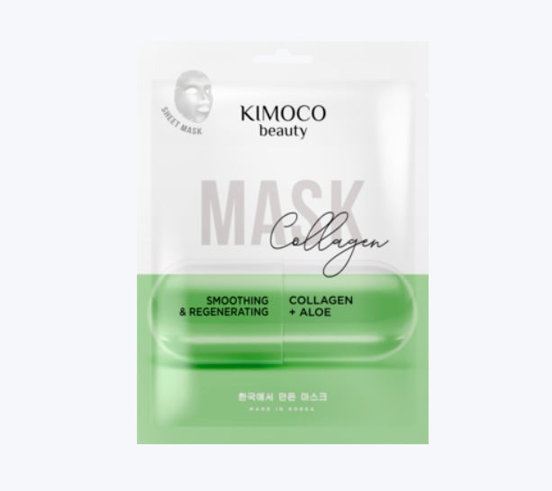KIMOCO Beauty Collagen
Maska w płachcie, wygładzająco-regenerująca
