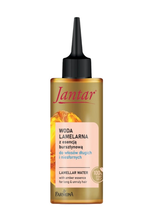 Jantar Woda Lamelarna z Esencją Bursztynową dla Włosów Długich i Niesfornych 150ml