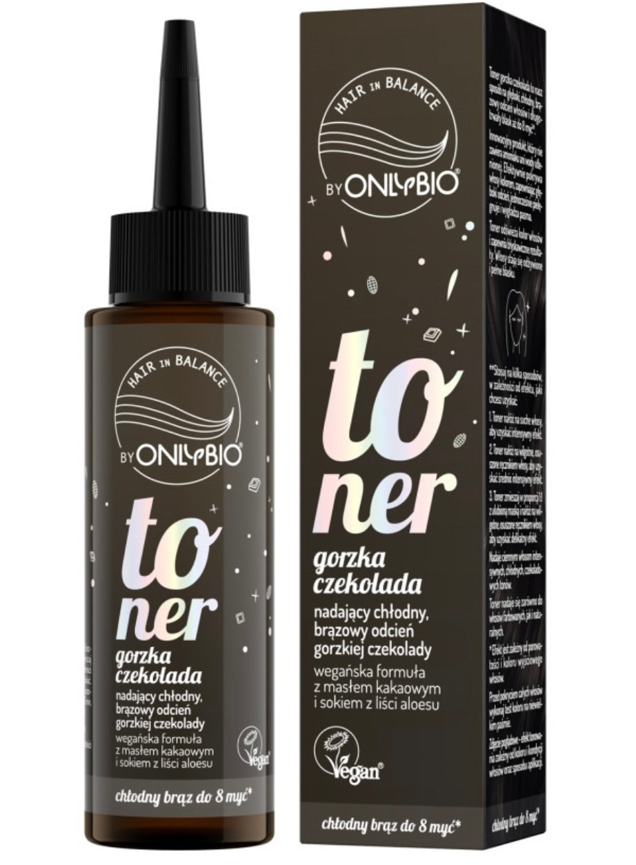 OnlyBio Hair in Balance Toner Gorzka Czekolada 100ml