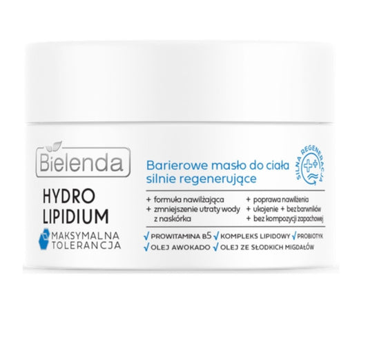 Bielenda Hydro Lipidum Silnie Regenerujące Masło do Ciała 200ml