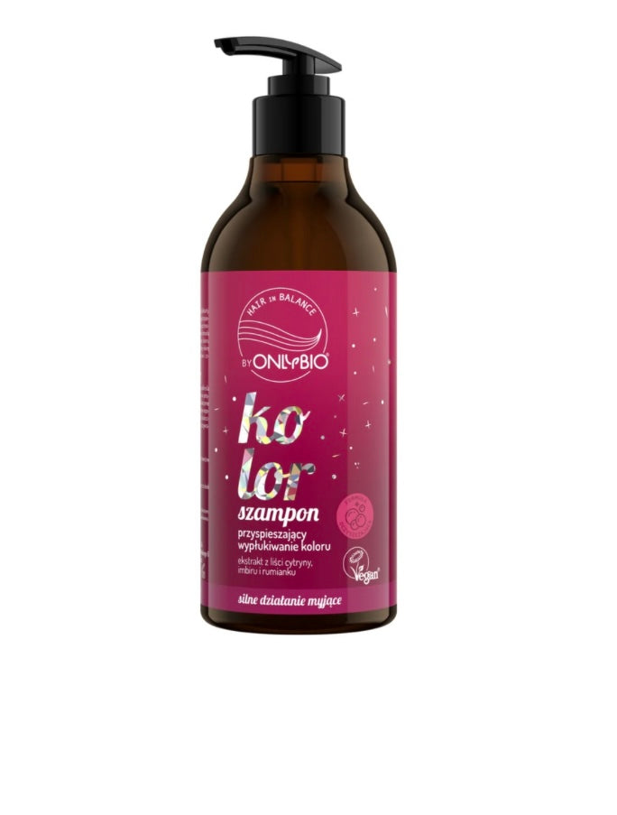 OnlyBio Hair in Balance Kolor Szampon Przyspieszający Wypłukiwanie Koloru 400ml