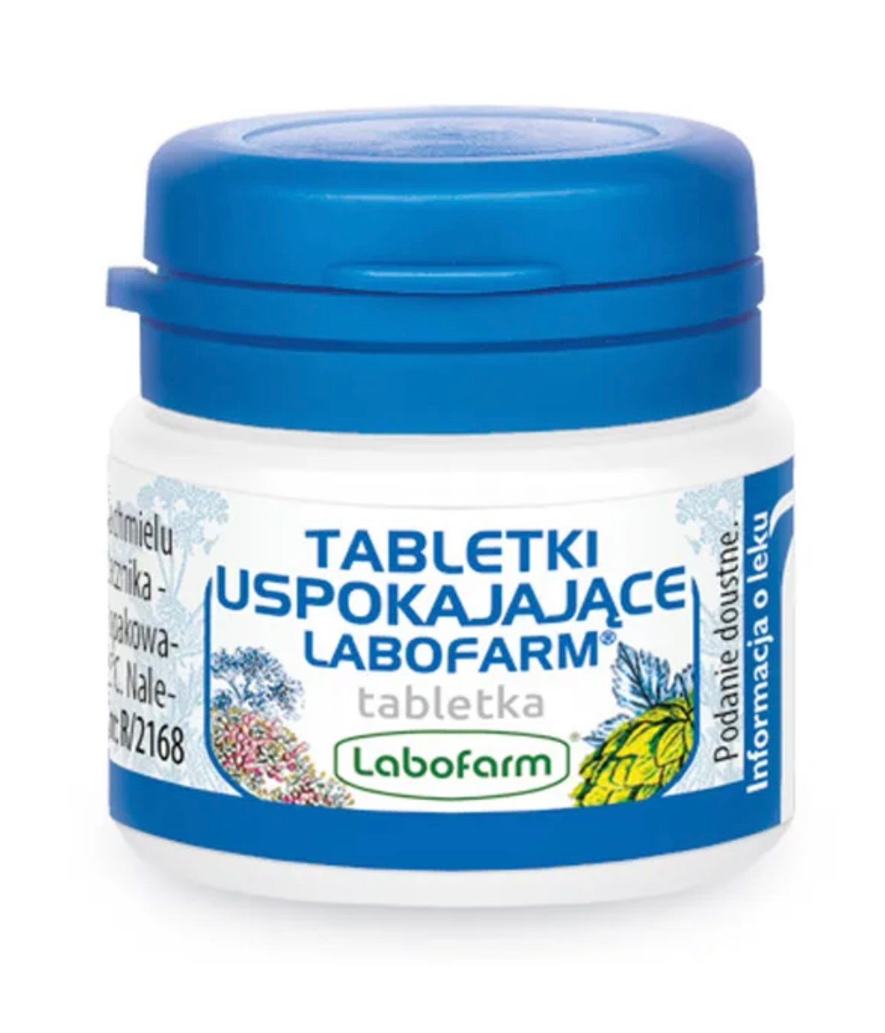 Tabletki uspokajające Labofarm 170 mg + 50 mg + 50 mg + 50 mg, 20 tabletek