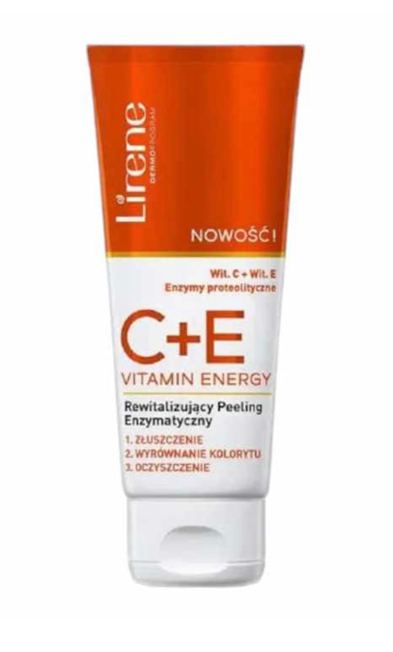 Lirene C+E Vitamin Energy Rewitalizujący peeling enzymatyczny